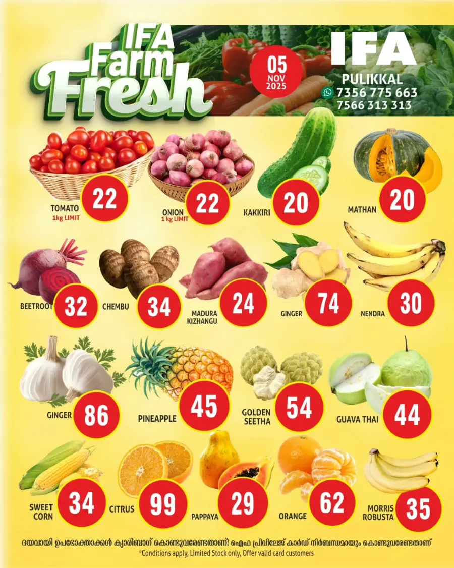 Fresh Deals In IFA Malappuram