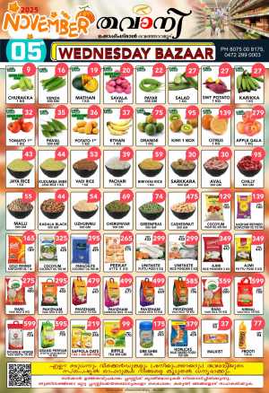 Wednesday Bazar In Thawany Shopping Mall Trivandrum