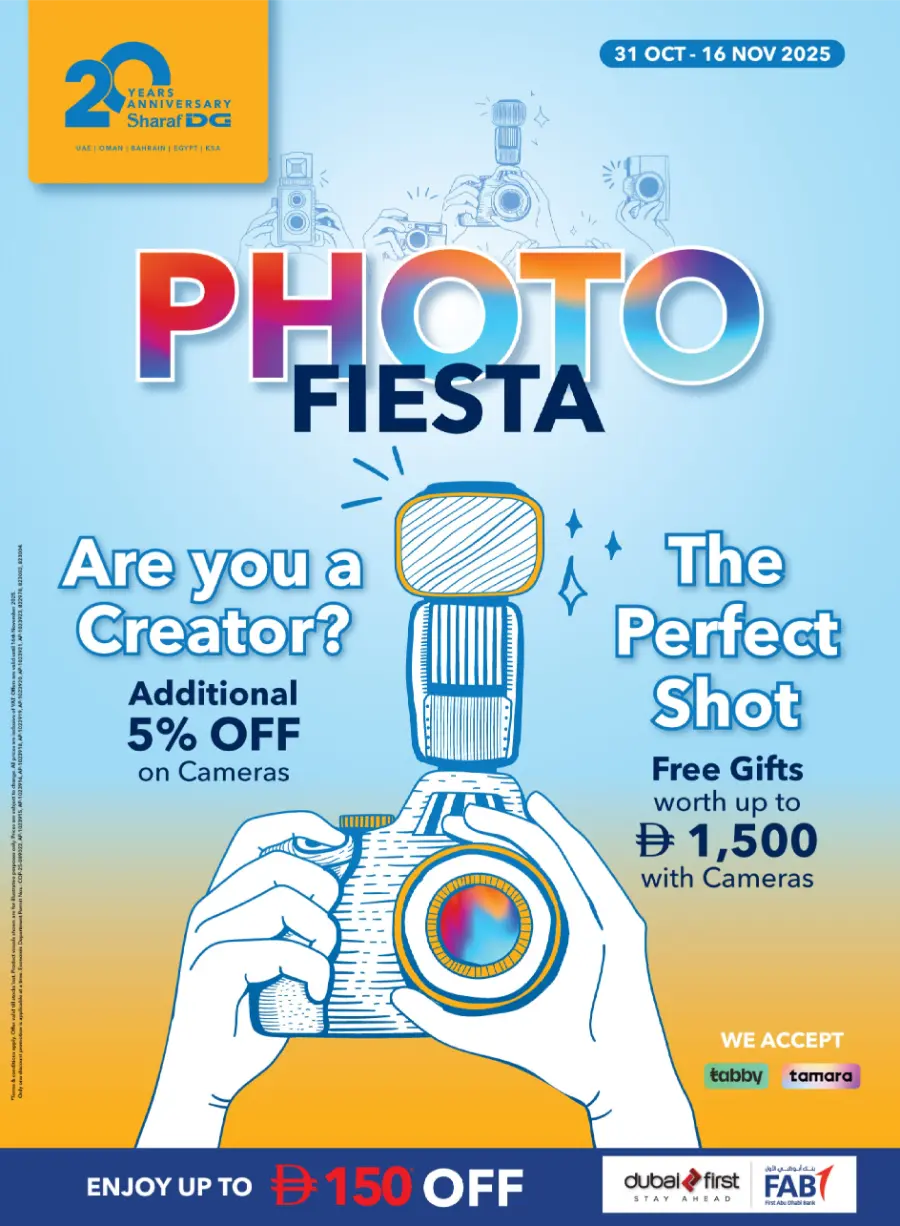 Photo Fiesta – Latest Offers! Photo Fiesta – Latest Offers! In Sharaf DG Sharjah / Ajman
