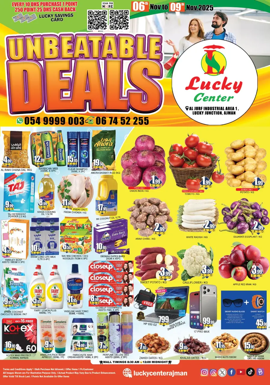Unbeatable deals In Lucky Center Sharjah / Ajman