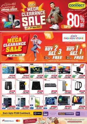 Mega Clearance Sale – Up to 80% OFF! In Lulu Hypermarket Trivandrum
