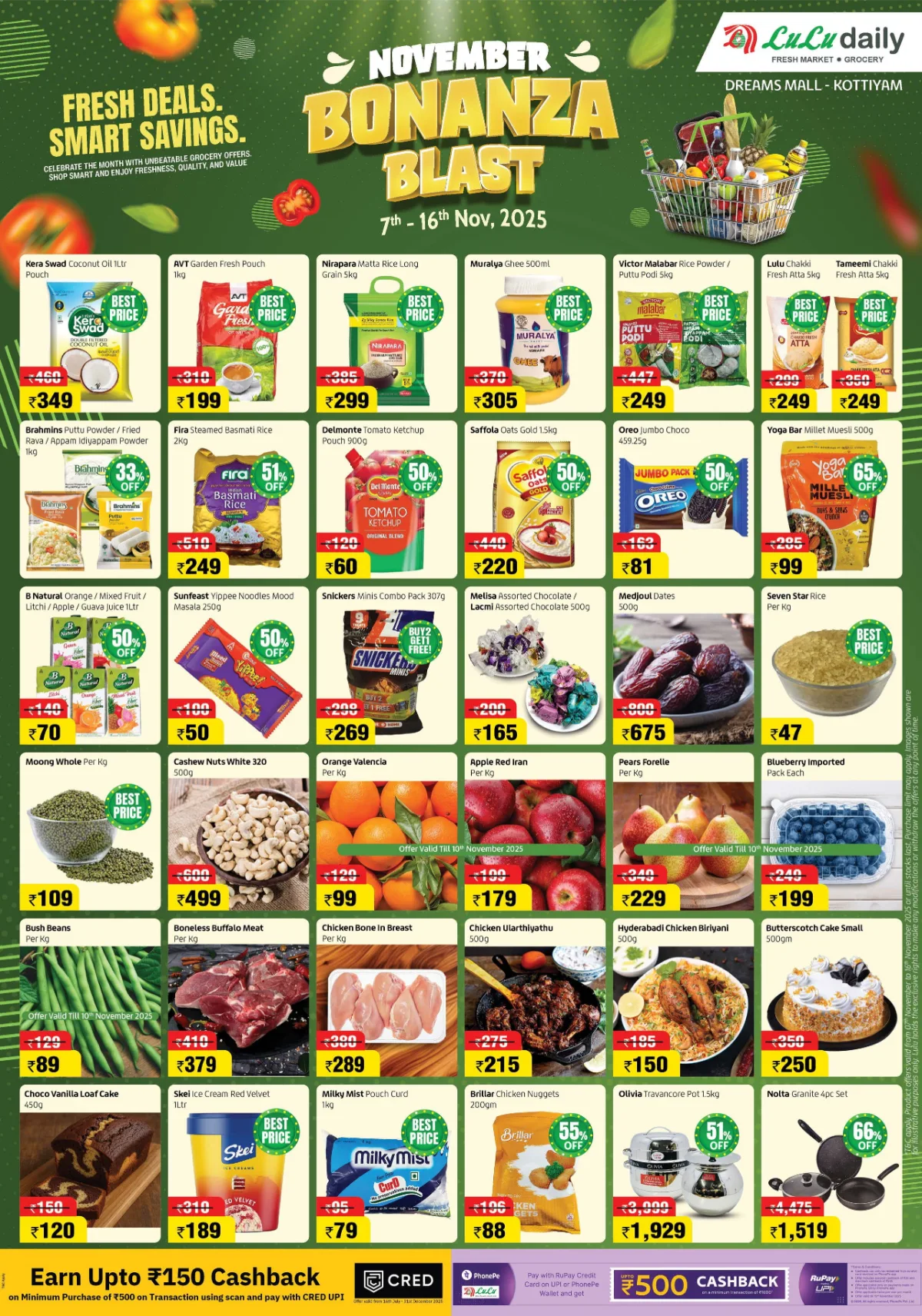 Mega November Bonanza Offers! In Lulu Hypermarket Kollam