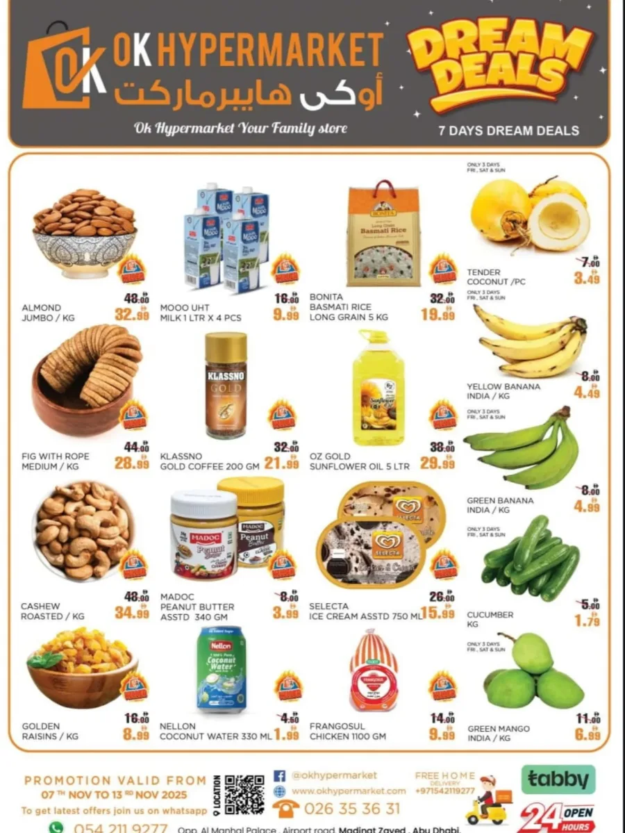 Dream Deals In OK Hypermarket Abu Dhabi