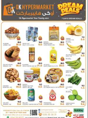 Dream Deals In OK Hypermarket Abu Dhabi