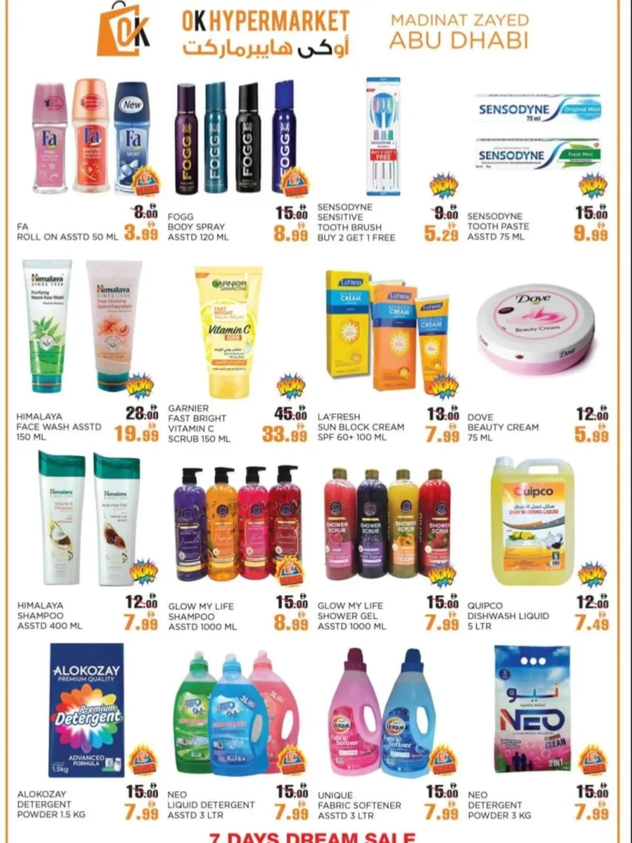 Dream Deals In OK Hypermarket Abu Dhabi