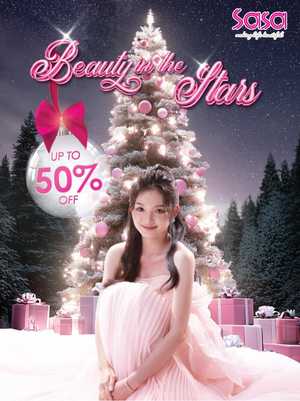 Beauty in the Stars - Up to 50% OFF In SaSa Kuala Lumpur,Labuan,Putrajaya,Johor,Kedah,Kelantan,Malacca,Negeri Sembilan,Pahang,Penang,Perak,Perlis,Sabah,Sarawak,Selangor,Terengganu