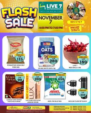 Flash Sale In Live7 Supermarket Palakkad