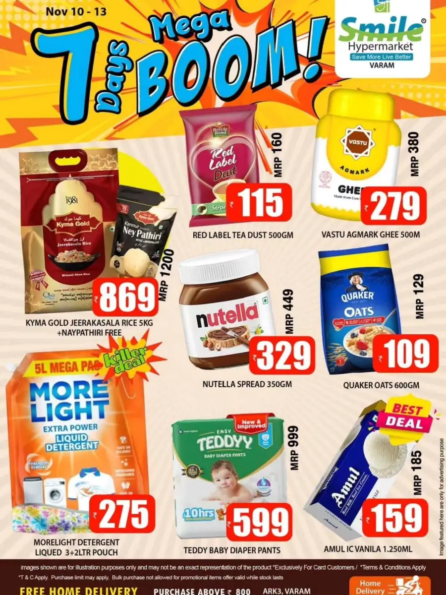 7 Days Mega Boom! In Smile Hypermarket Kannur