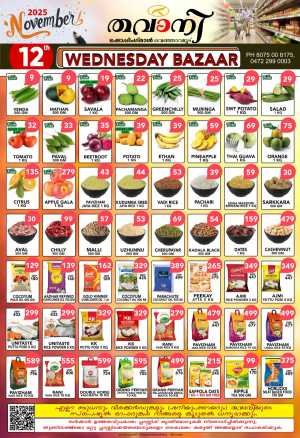 Wednesday Bazar In Thawany Shopping Mall Trivandrum