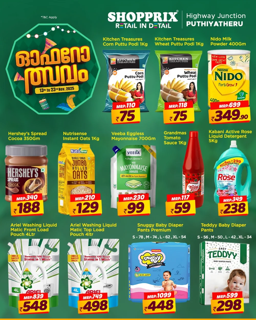 Offer Utsavam In Shopprix Kannur