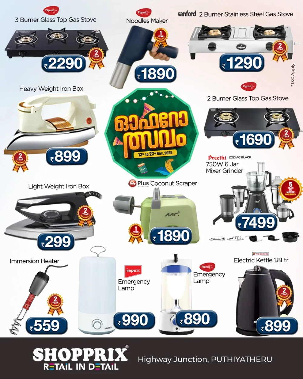 Offer Utsavam In Shopprix Kannur