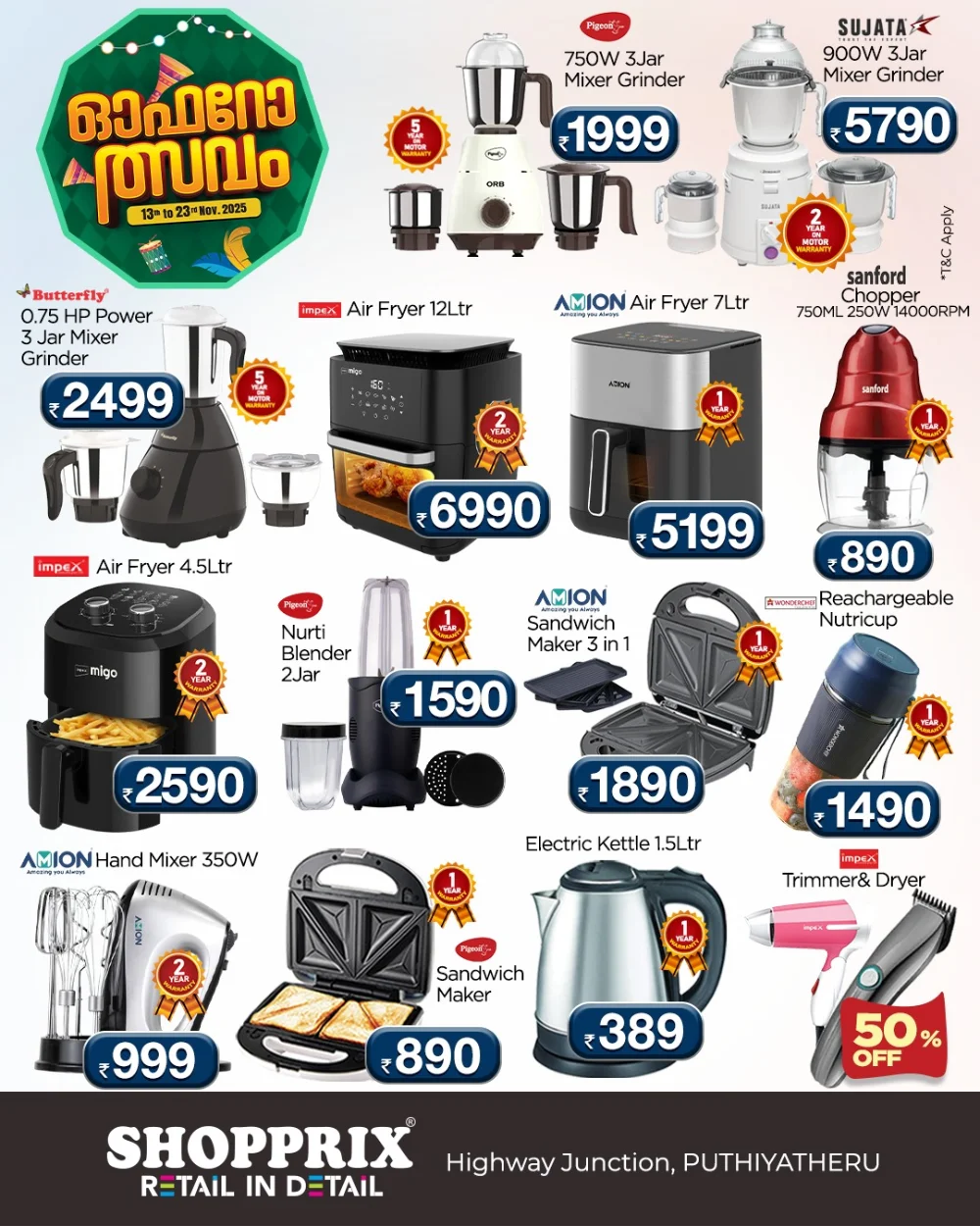 Offer Utsavam In Shopprix Kannur