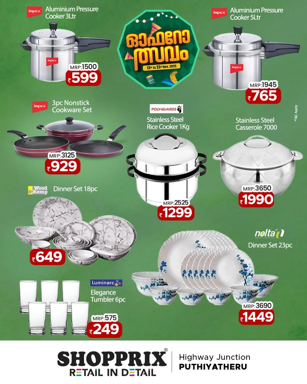 Offer Utsavam In Shopprix Kannur