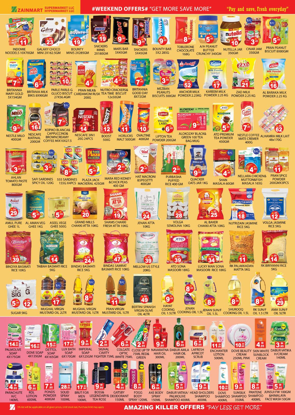 Weekend Deals In Zain Mart Super Market Ras al Khaimah