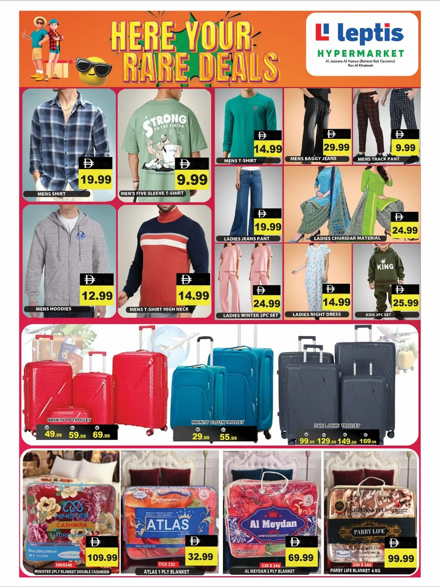 Weekend Rare Deals In Leptis Hypermarket Ras al Khaimah