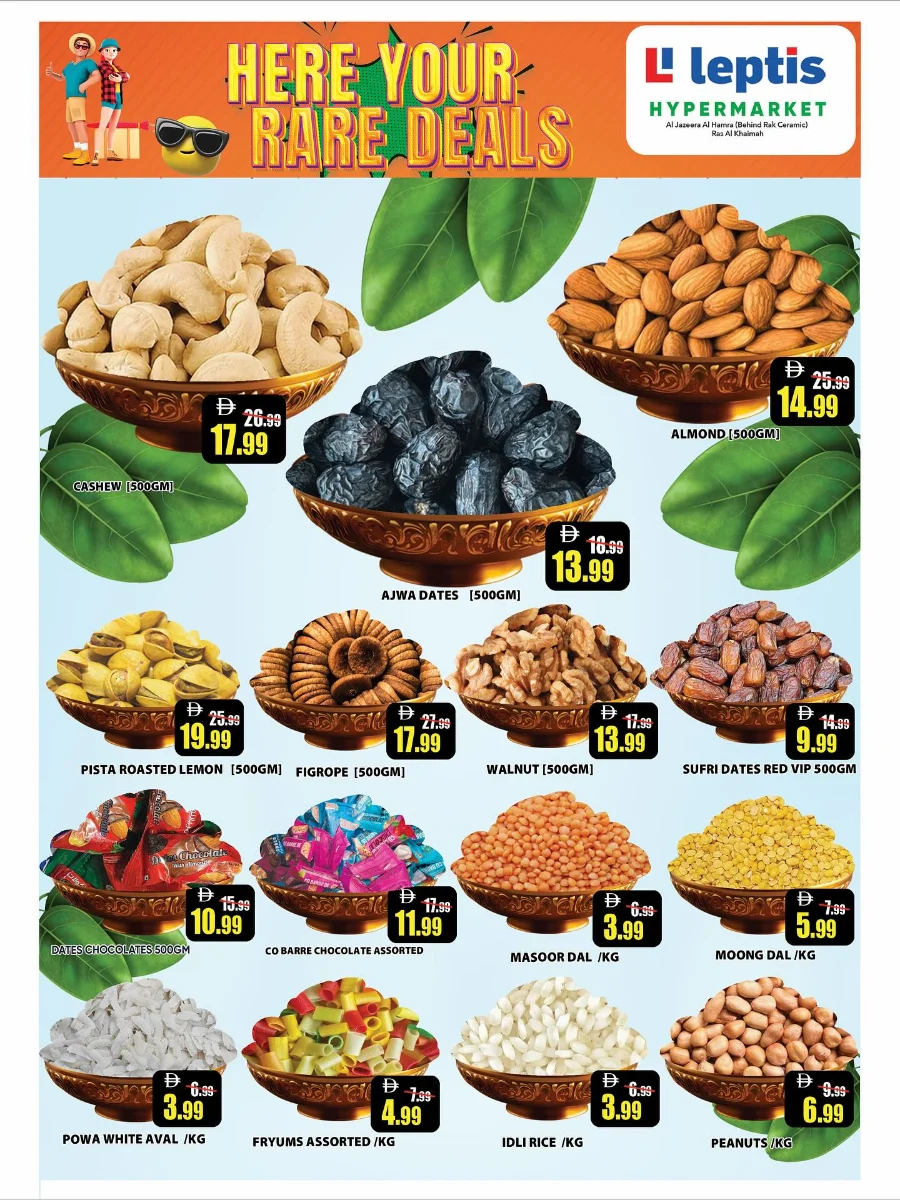 Weekend Rare Deals In Leptis Hypermarket Ras al Khaimah