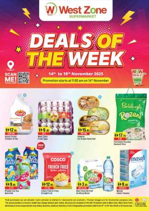 Deals of the Week In West Zone Supermarket Dubai,Abu Dhabi,Sharjah / Ajman