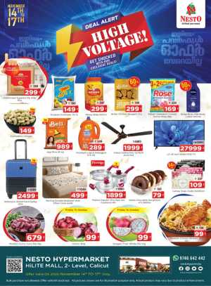High Voltage Deals In Nesto Hypermarket Calicut