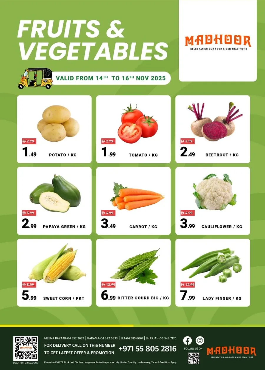 Fresh Deals In Madhoor Stores Sharjah / Ajman