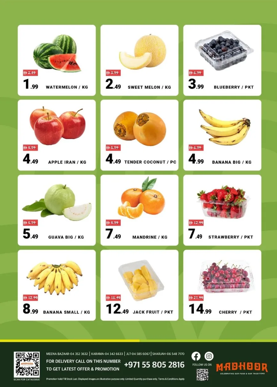 Fresh Deals In Madhoor Stores Sharjah / Ajman