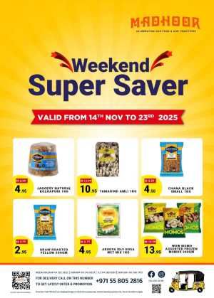 Weekend Super Saver In Madhoor Stores Dubai,Sharjah / Ajman