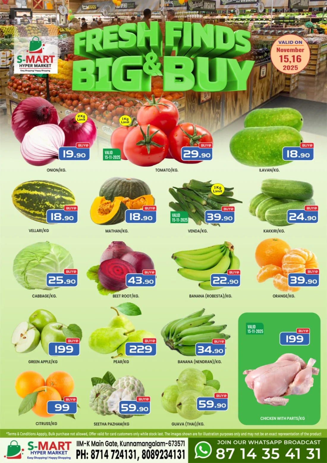 Fresh Finds - Big & Buy In S-Mart Hypermarket Calicut