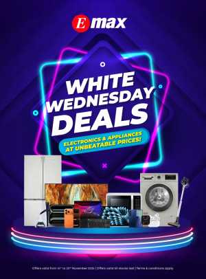 White Wednesday Deals – Unbeatable Prices! In Emax Dubai,Abu Dhabi,Sharjah / Ajman,Al Ain,Fujairah,Ras al Khaimah