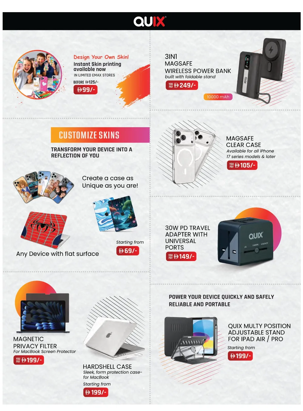 White Wednesday Deals – Unbeatable Prices! White Wednesday Deals – Unbeatable Prices! In Emax Al Ain