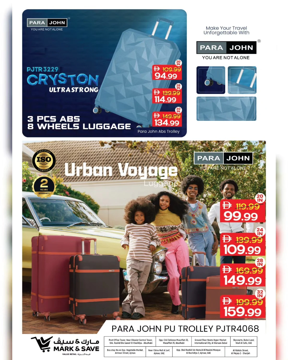 Travel Bonanza In Mark & Save Abu Dhabi