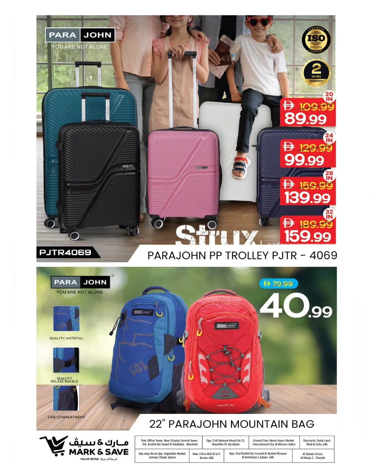 Travel Bonanza In Mark & Save Abu Dhabi