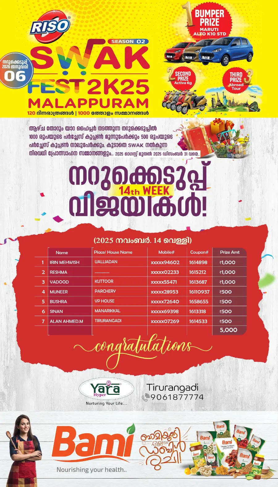 Special Promo In Yara Hypermarket Malappuram
