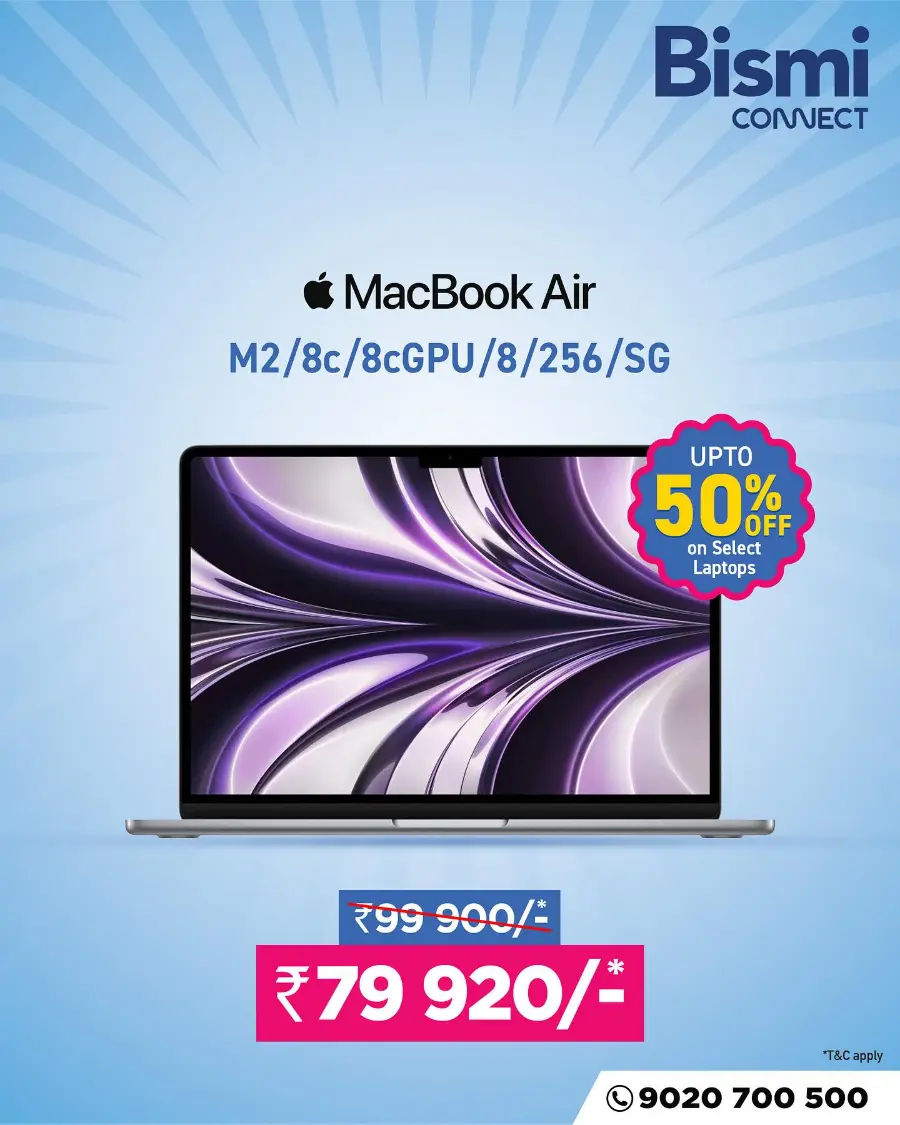 Biggest Laptop Sale – Up to 50% Off In Bismi Connect Malappuram