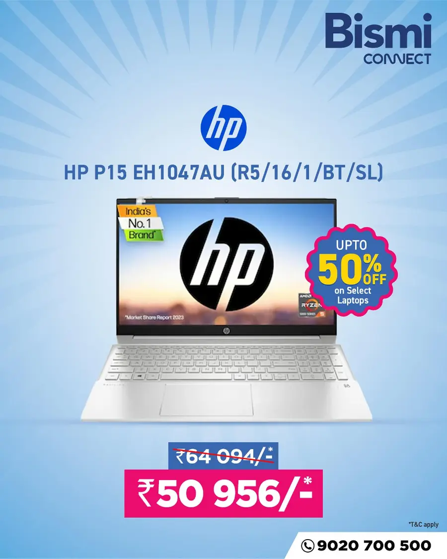 Biggest Laptop Sale – Up to 50% Off In Bismi Connect Malappuram