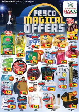 Magical Offers In Fesco Supermarket Sharjah / Ajman