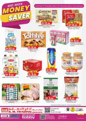 Mid Week Money Saver In K.M Trading Dubai
