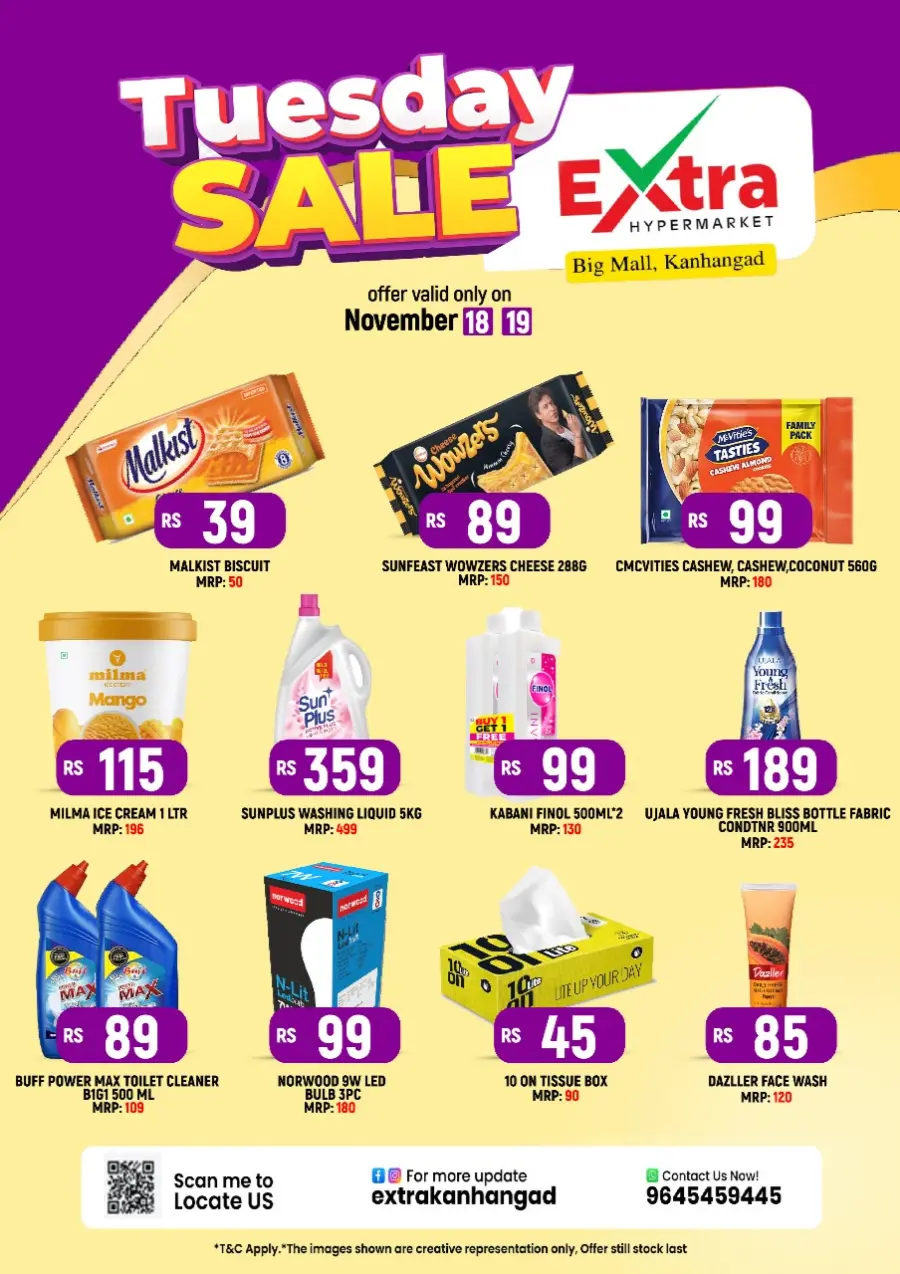 Tuesday sale In Extra hypermarket Kasaragod