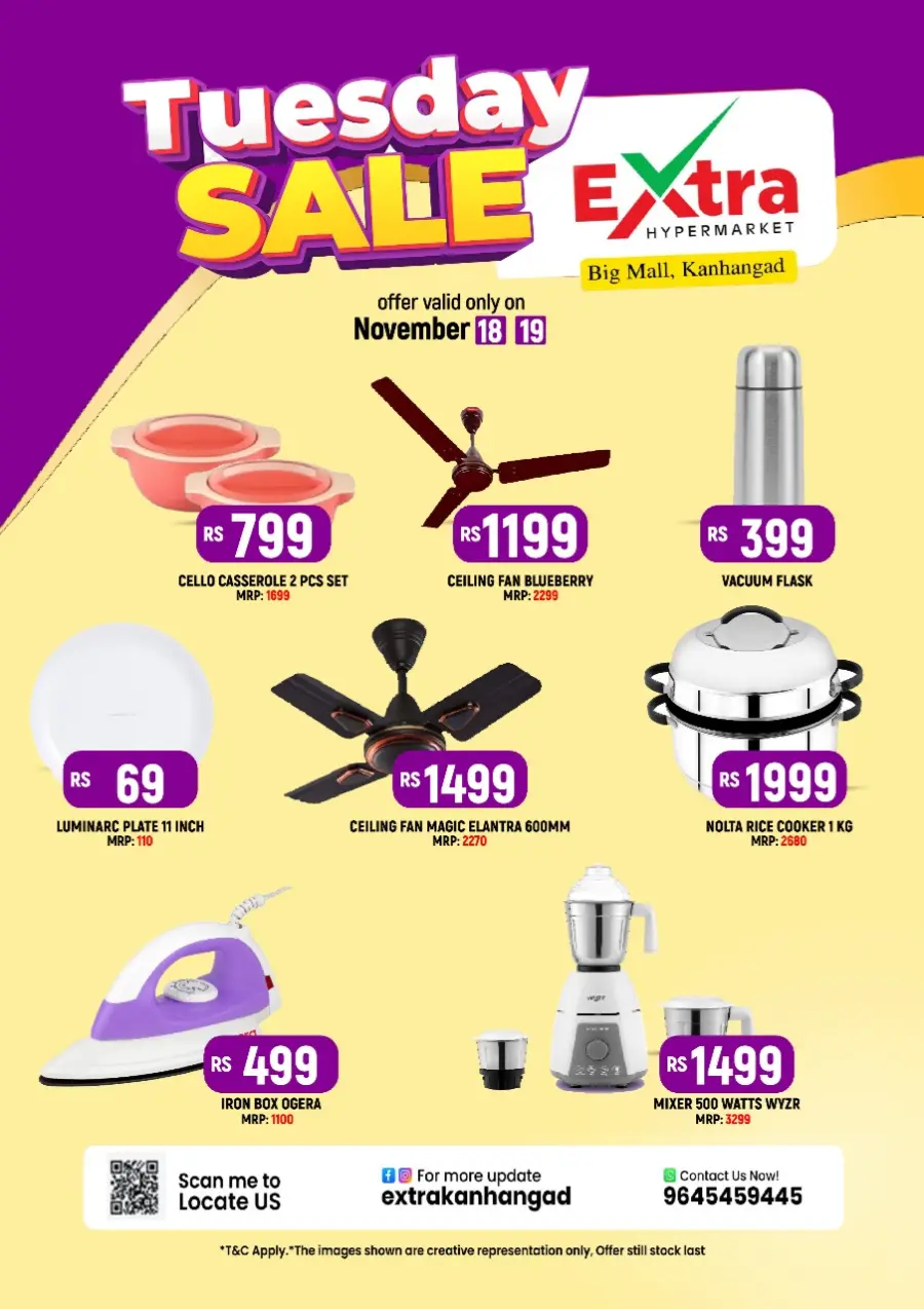 Tuesday sale In Extra hypermarket Kasaragod