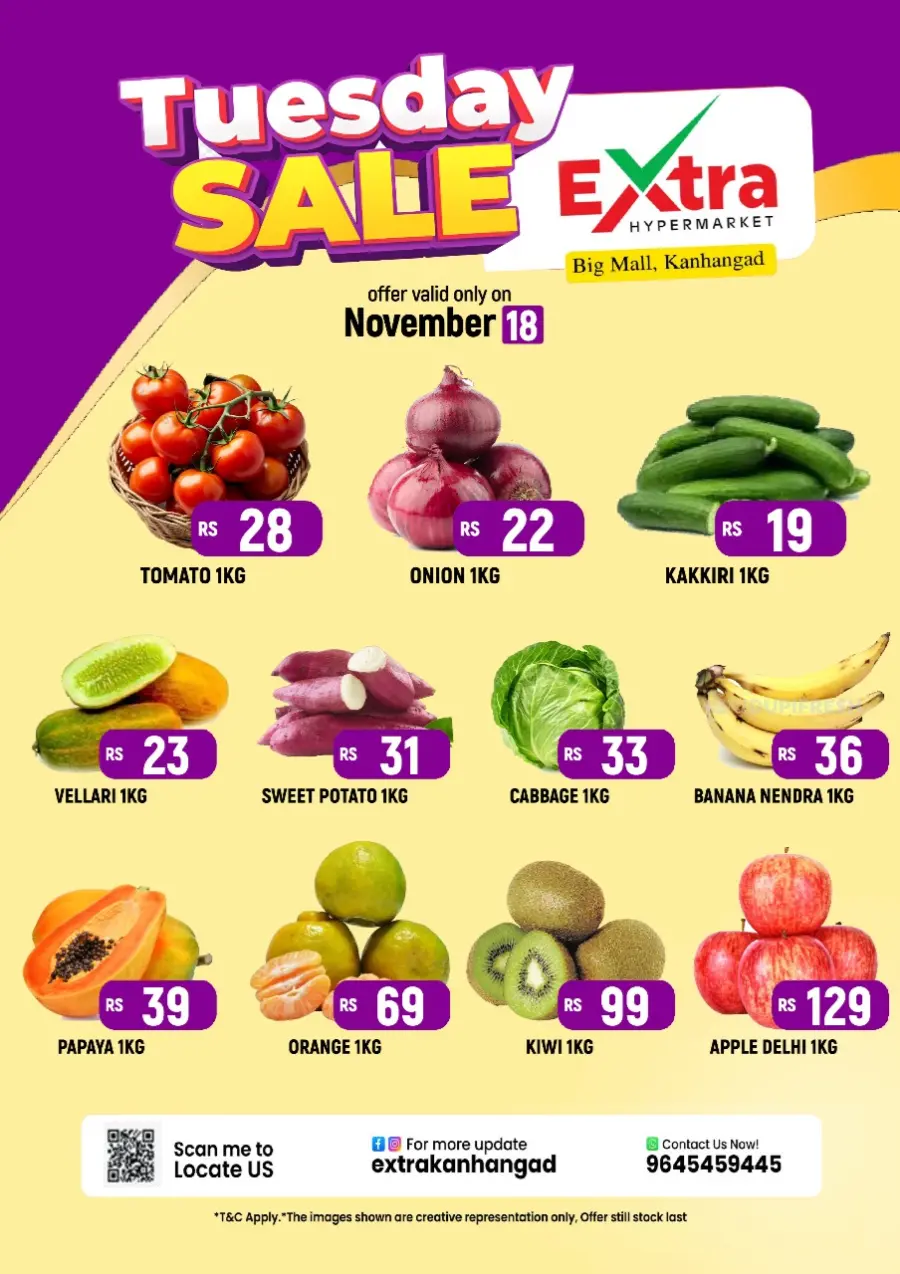 Tuesday sale In Extra hypermarket Kasaragod