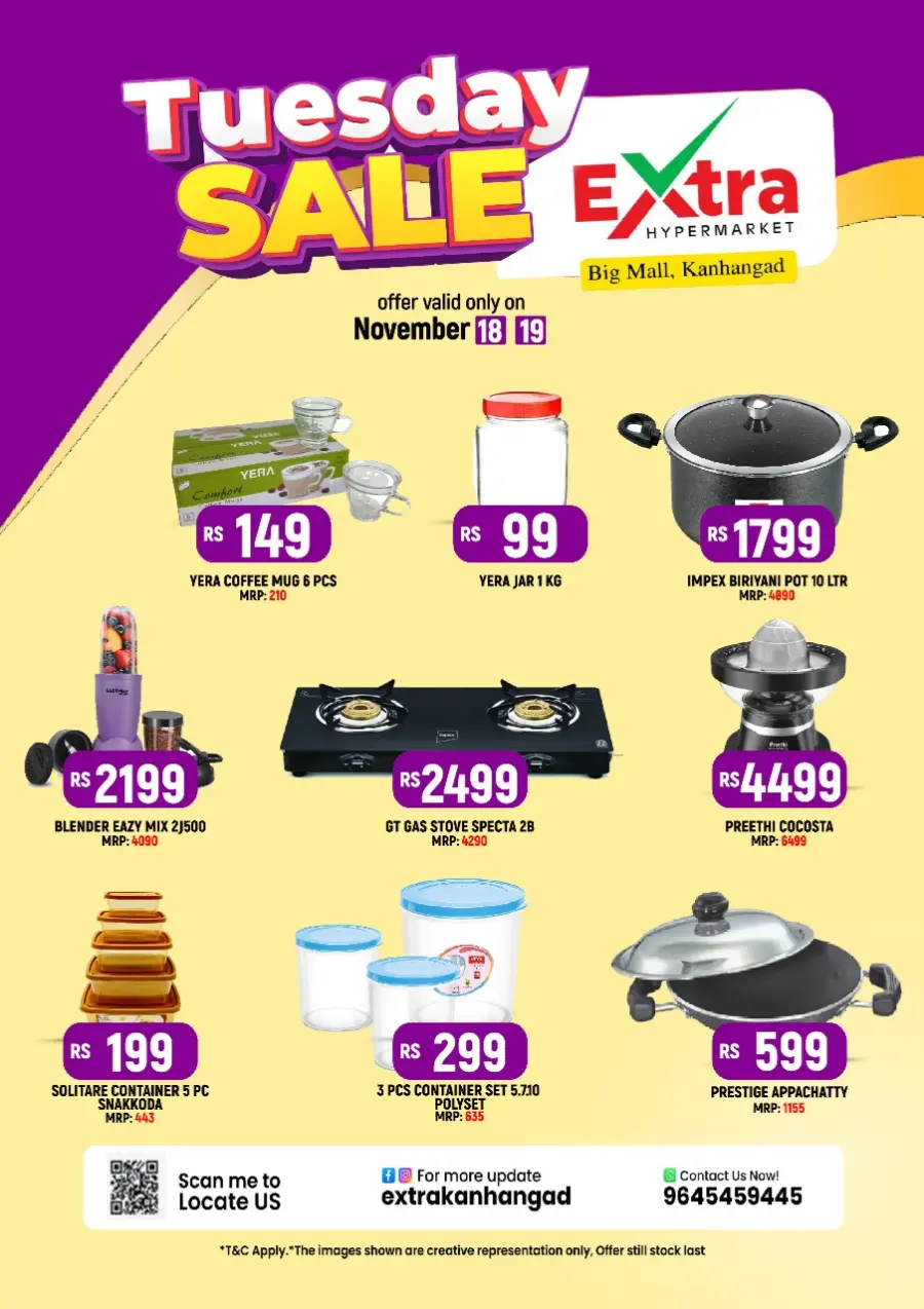 Tuesday sale In Extra hypermarket Kasaragod