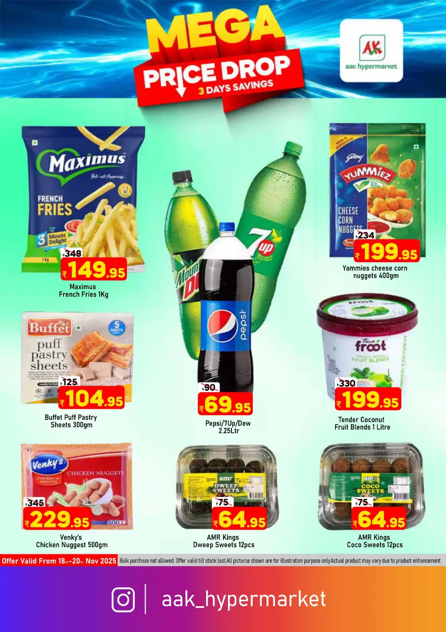 Mega Price Drop Mega Price Drop In AAK Hypermarket Malappuram