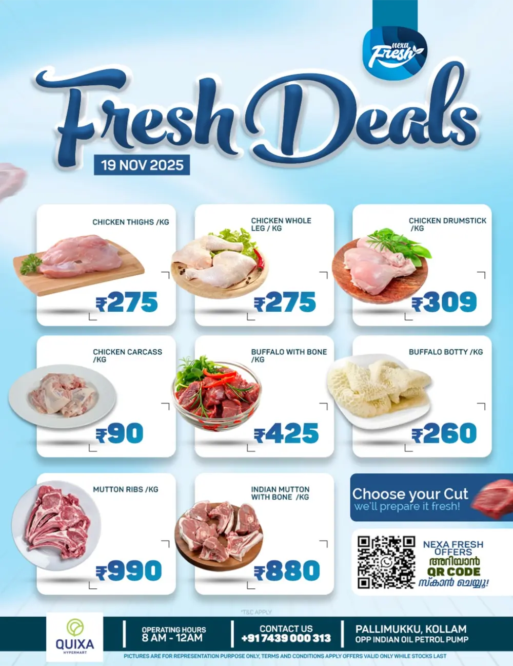 Fresh Deals In QUIXA Hypermart Kollam