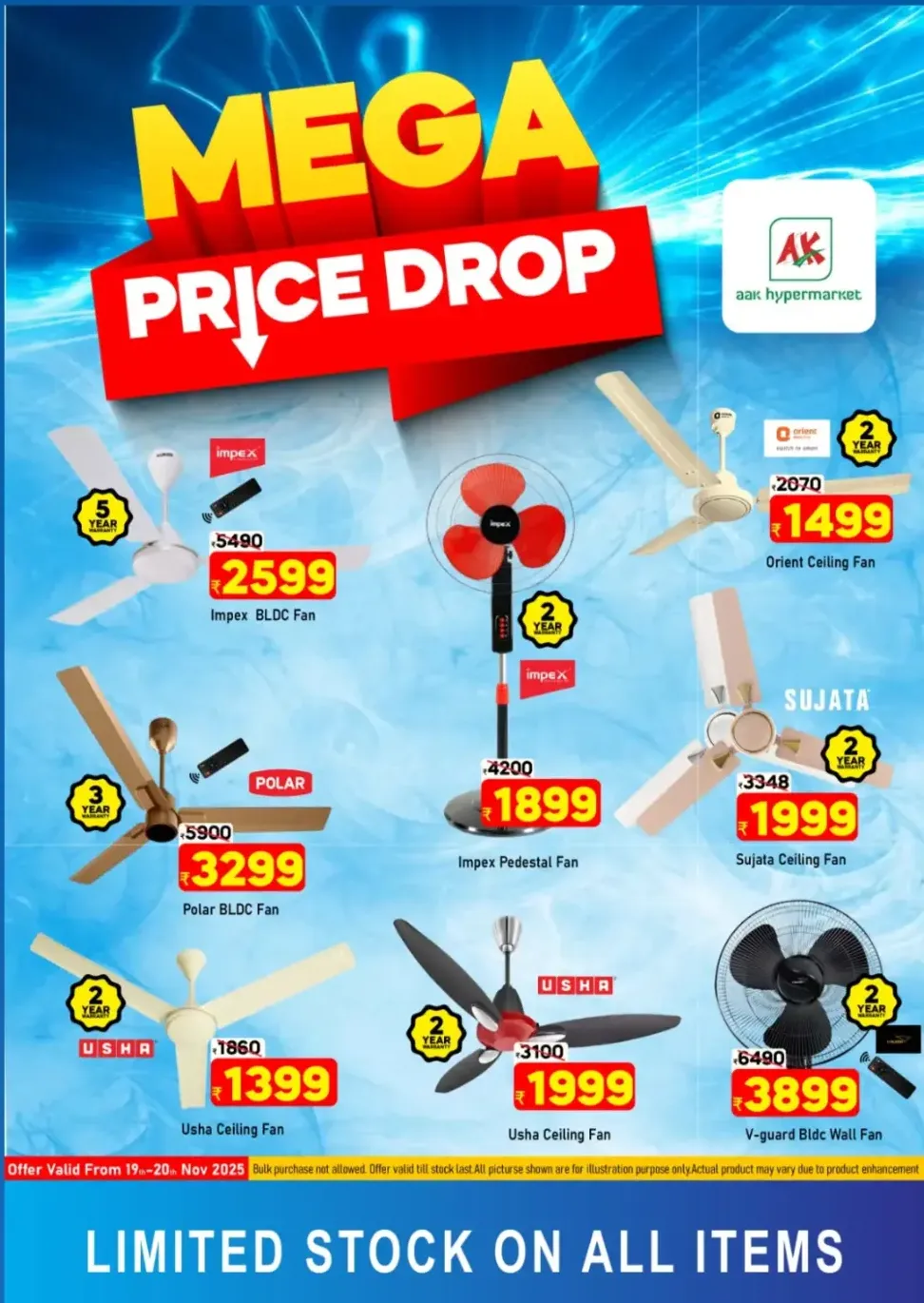 Mega Price Drop In AAK Hypermarket Malappuram
