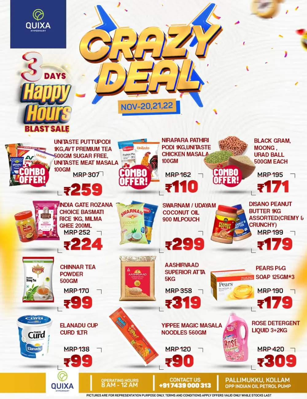 Crazy Deals In QUIXA Hypermart Kollam