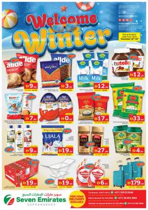 Welcome Winter In Seven Emirates Supermarket Abu Dhabi