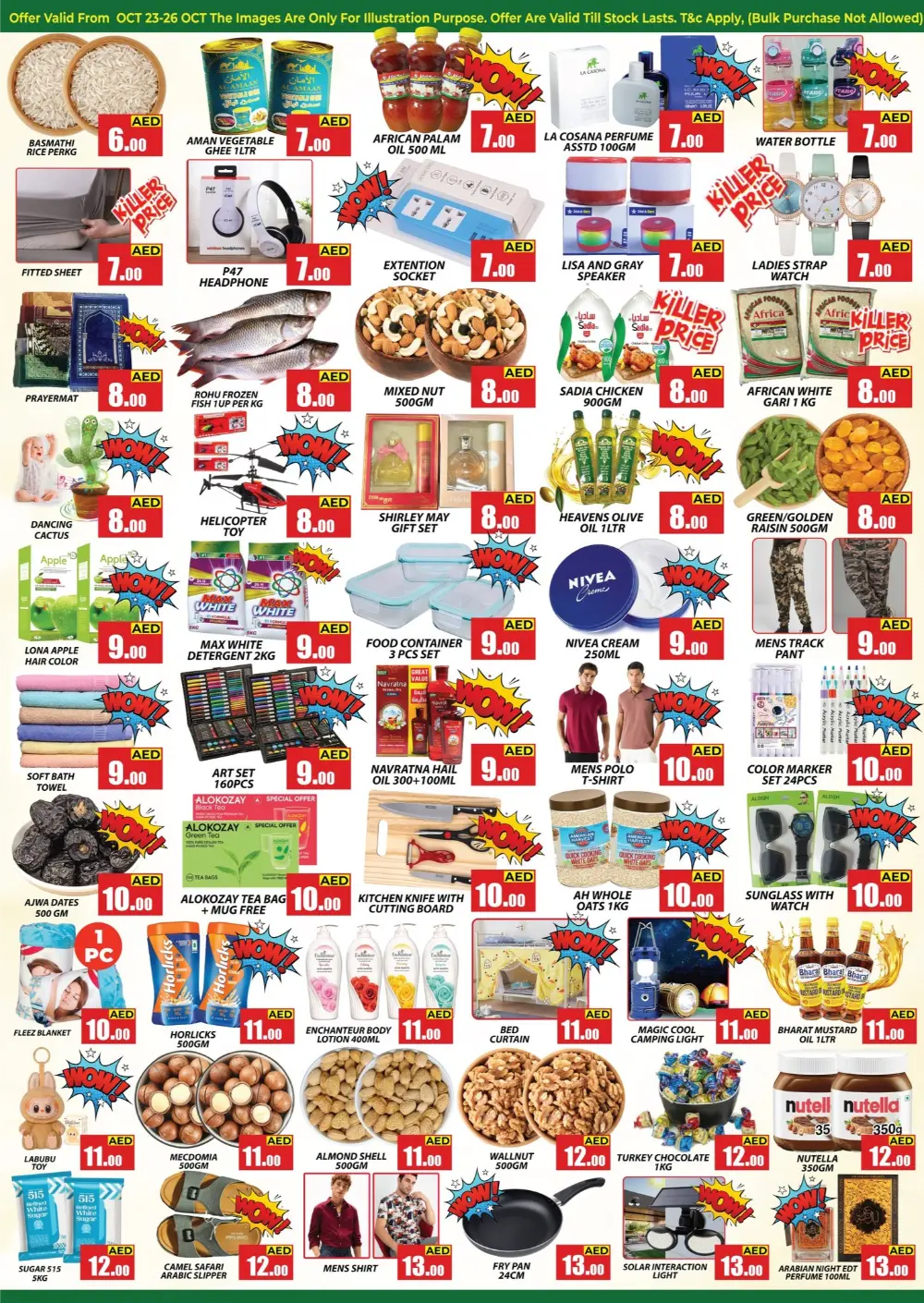 Smiley 1 to 20 Offers In Fesco Supermarket Sharjah / Ajman