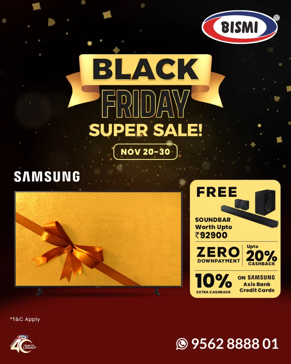 Black Friday Super Sale! In Bismi Home Appliance Kollam