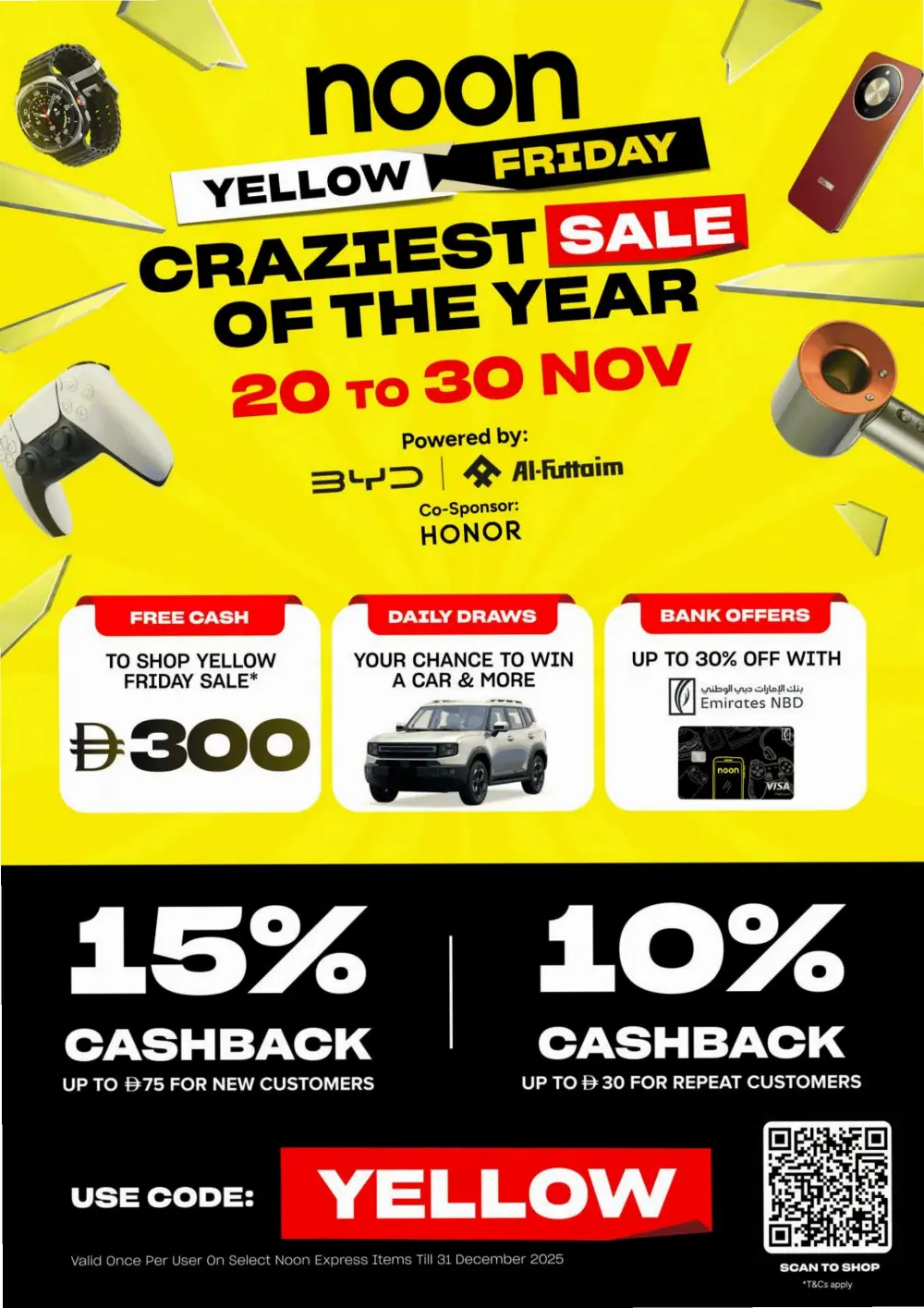 Yellow Friday Sale In noon Sharjah / Ajman