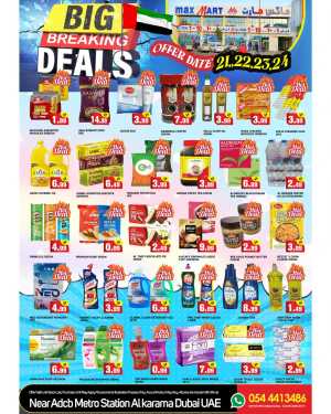 Big breaking deals In Max Mart Dubai