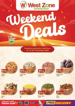 Weekend Deals In West Zone Supermarket Dubai,Abu Dhabi,Sharjah / Ajman