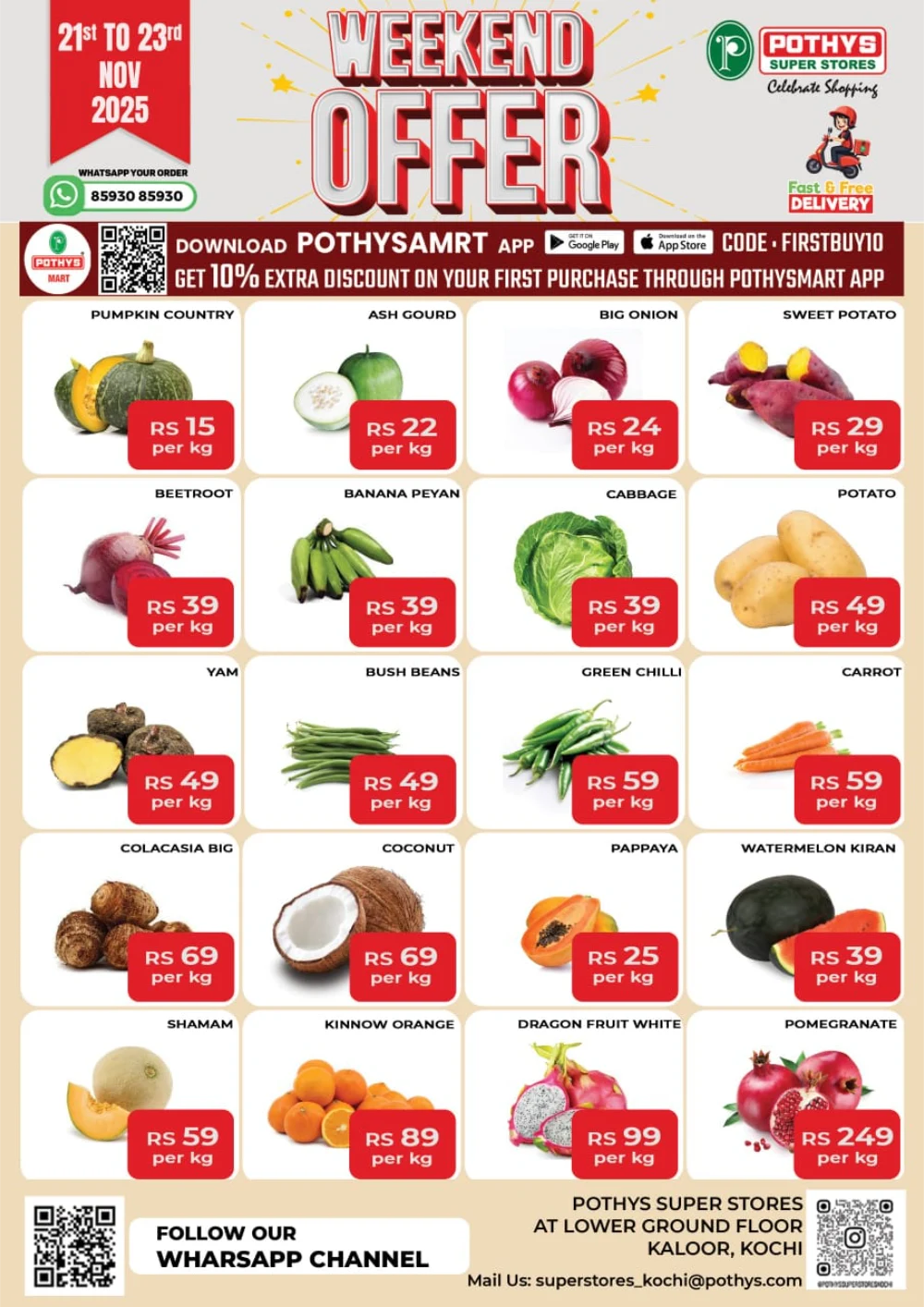 Weekend Offer In Pothys Superstores Ernakulam